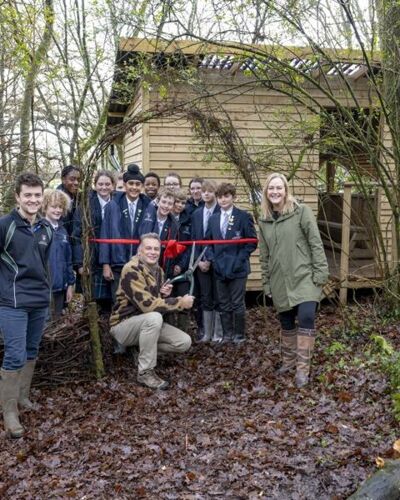 Chris Packham at Stroud School (4)