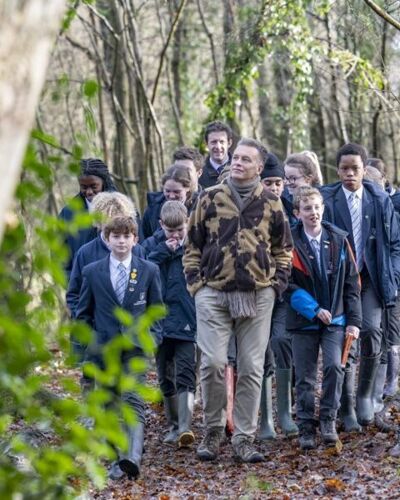 Chris Packham at Stroud School (1)