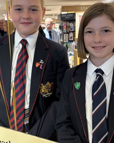 KES Prep pupils Orla and Penelope